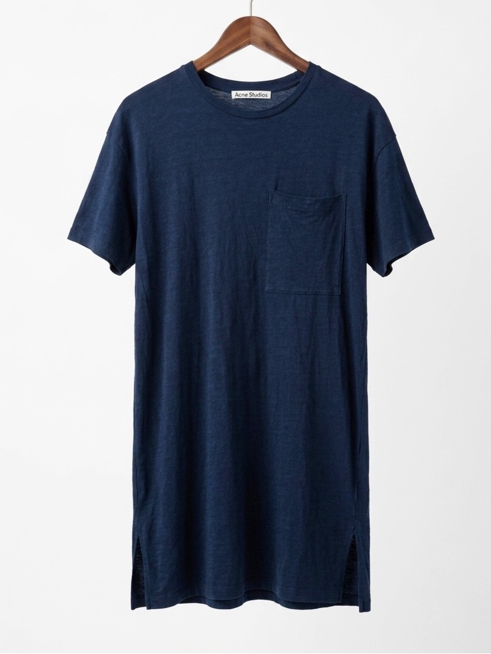 Acne Studios Saga Linen Dress (SS18) Dark Navy S